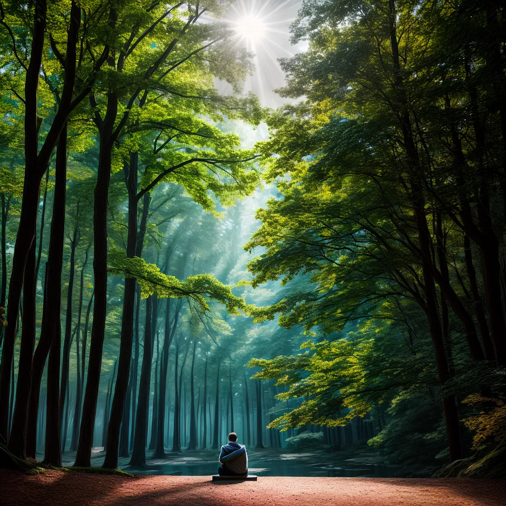 Fotos meditacao luz sol silencio