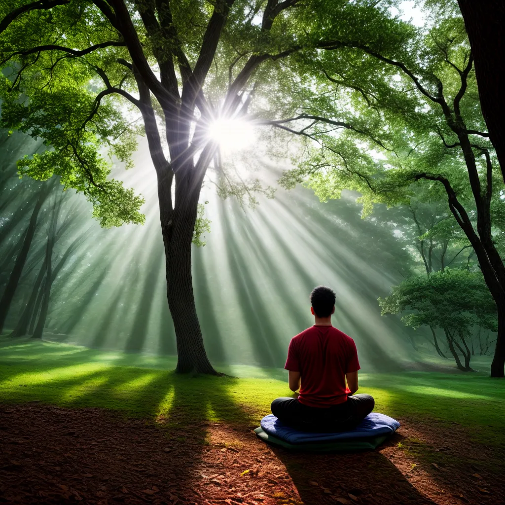 Fotos meditacao natureza luz serenidade