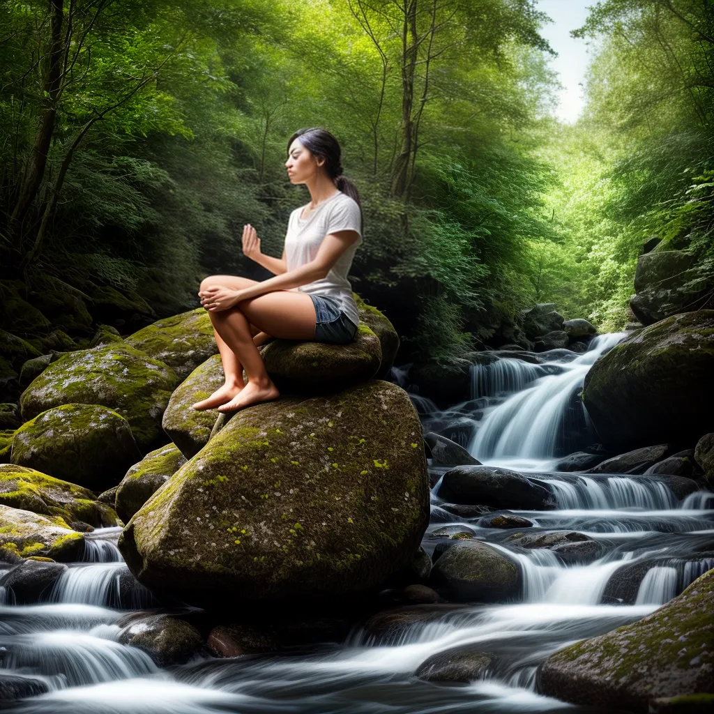 Fotos meditacao natureza serenidade paz 10