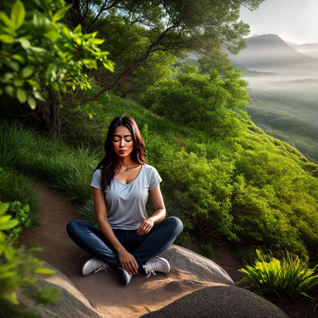 Fotos meditacao natureza serenidade paz 8