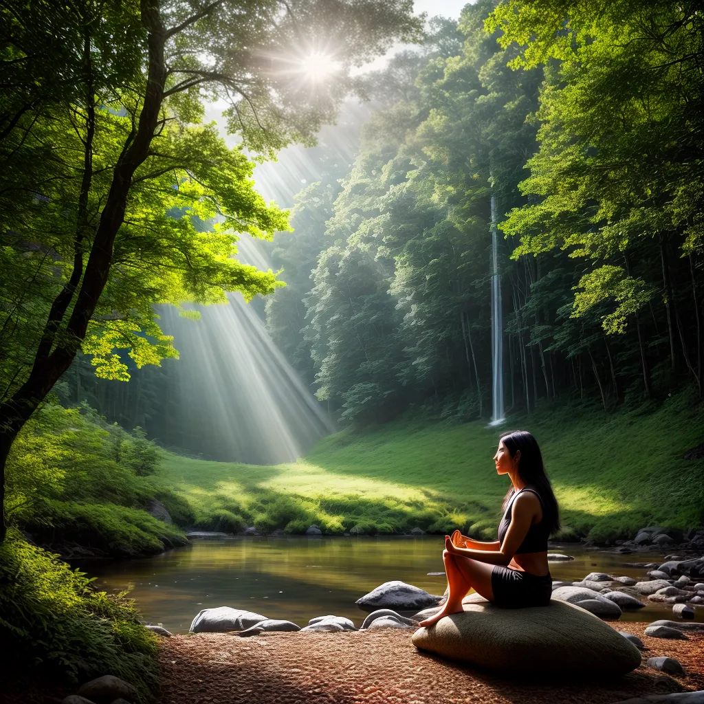 Fotos meditacao natureza serenidade sol 2