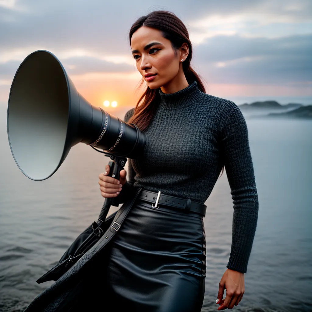 Fotos megafone comunicacao cruz gospel