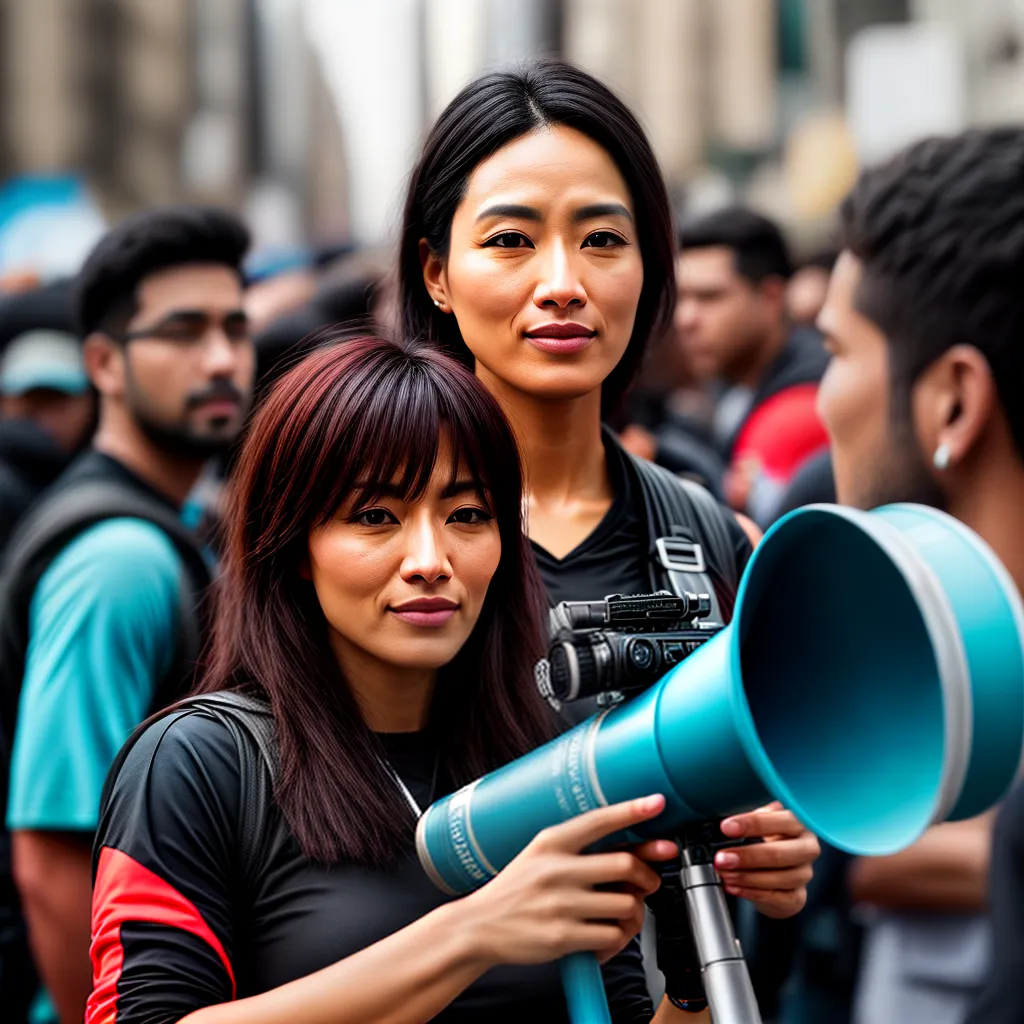 Fotos megafone comunicacao diversidade gospel