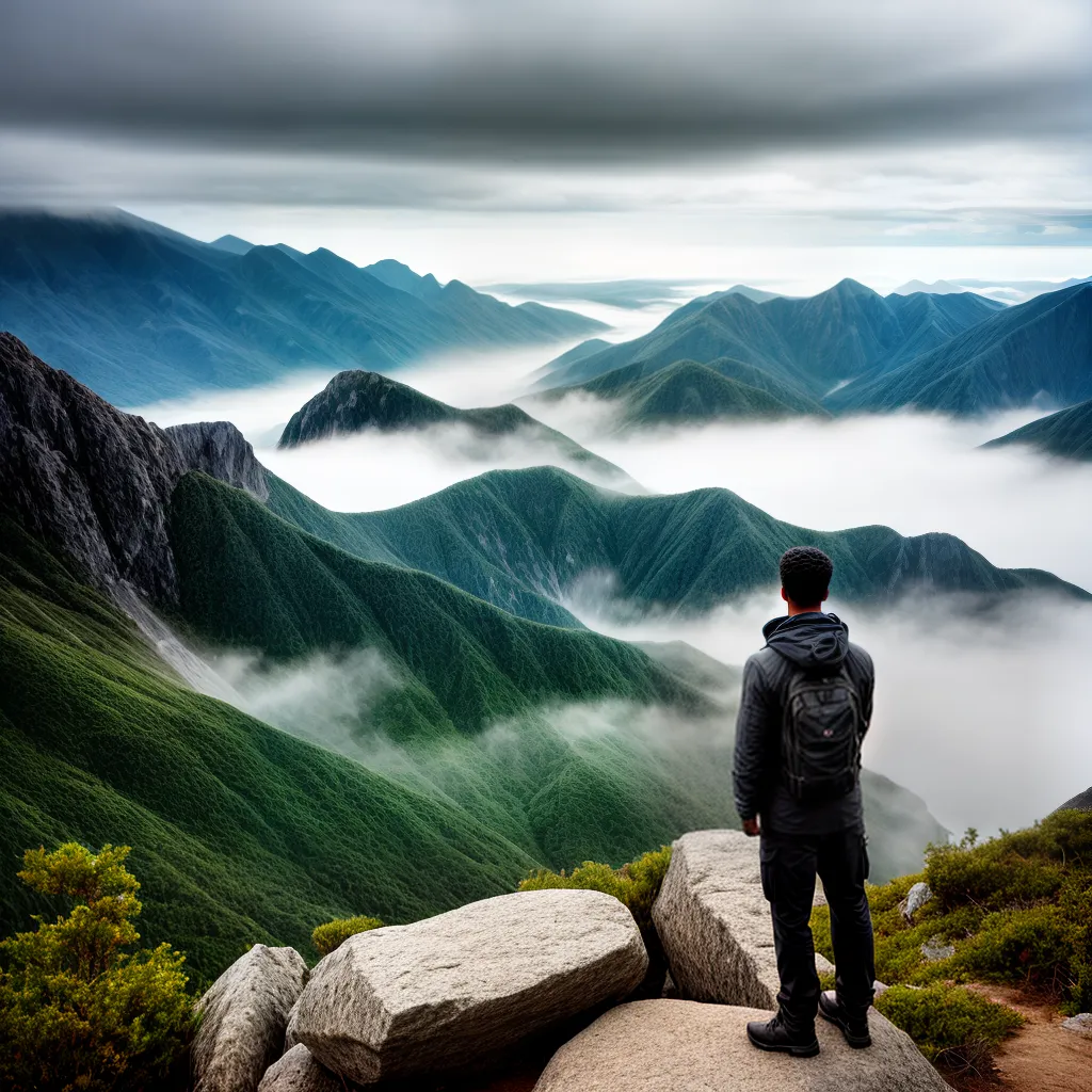 Fotos mente renovada montanha fe madura