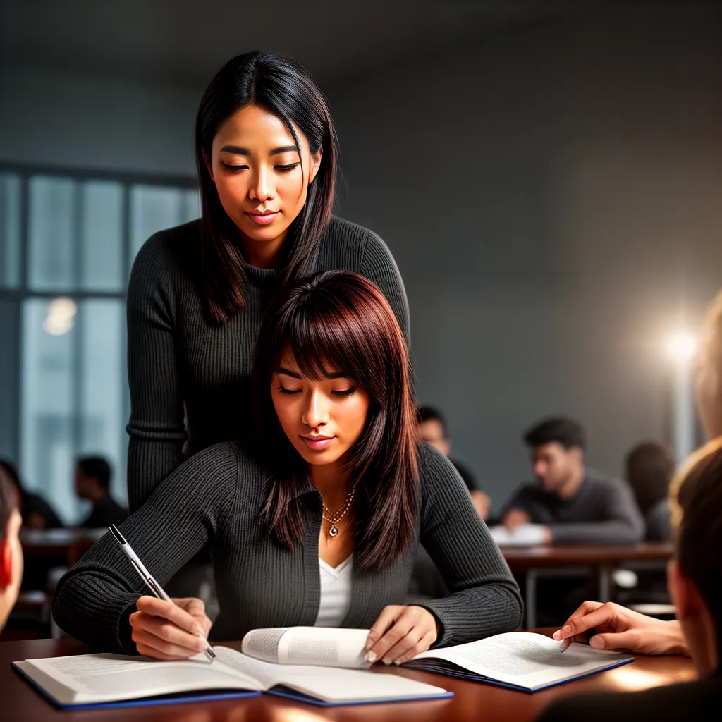 Fotos mentoria conversa alunos confianca
