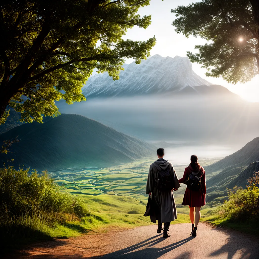 Fotos mentoria crista biblia caminhada paisagem