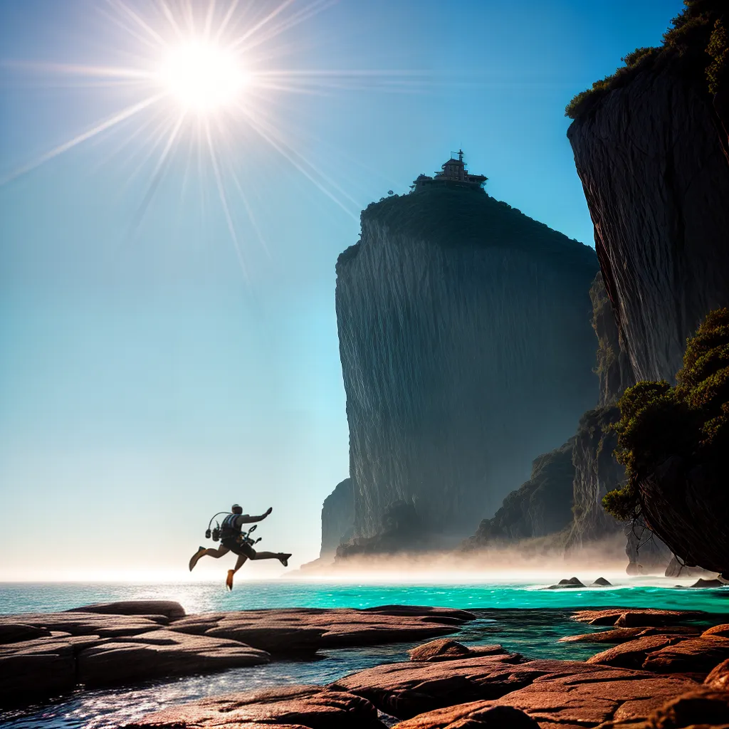 Fotos mergulho templo agua cristalina