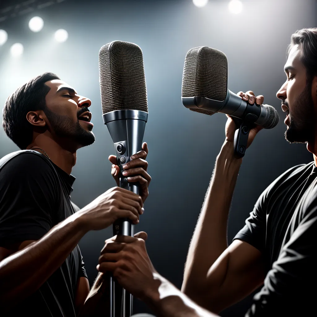 Fotos microfone luz vocalista musica fe