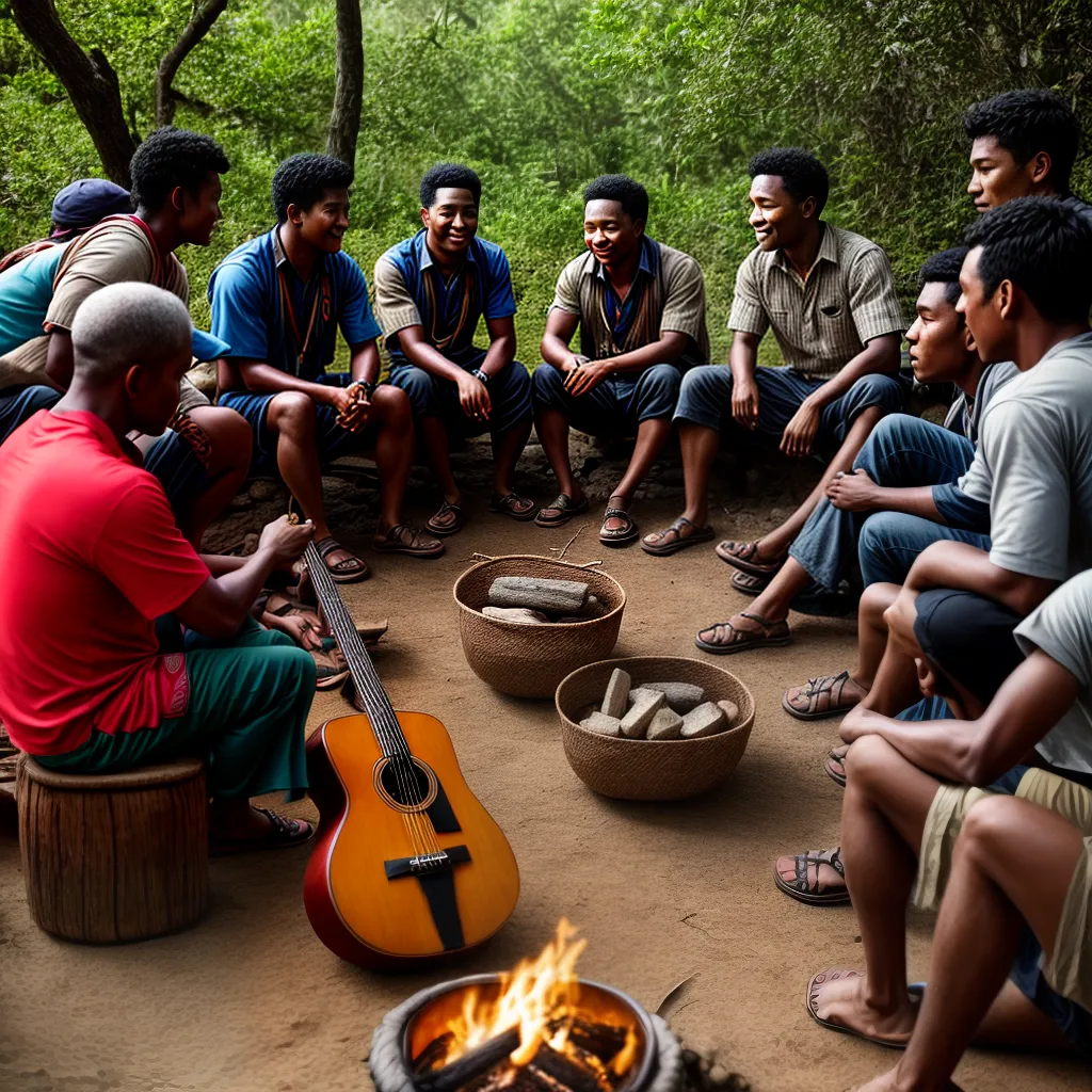 Fotos missionarios fogo tribo cultura musica