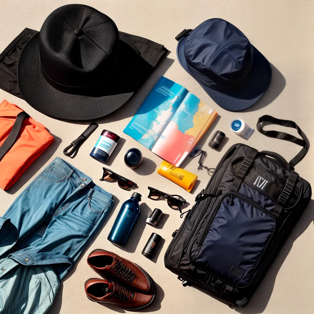 Fotos mochila preparacao caminho guia