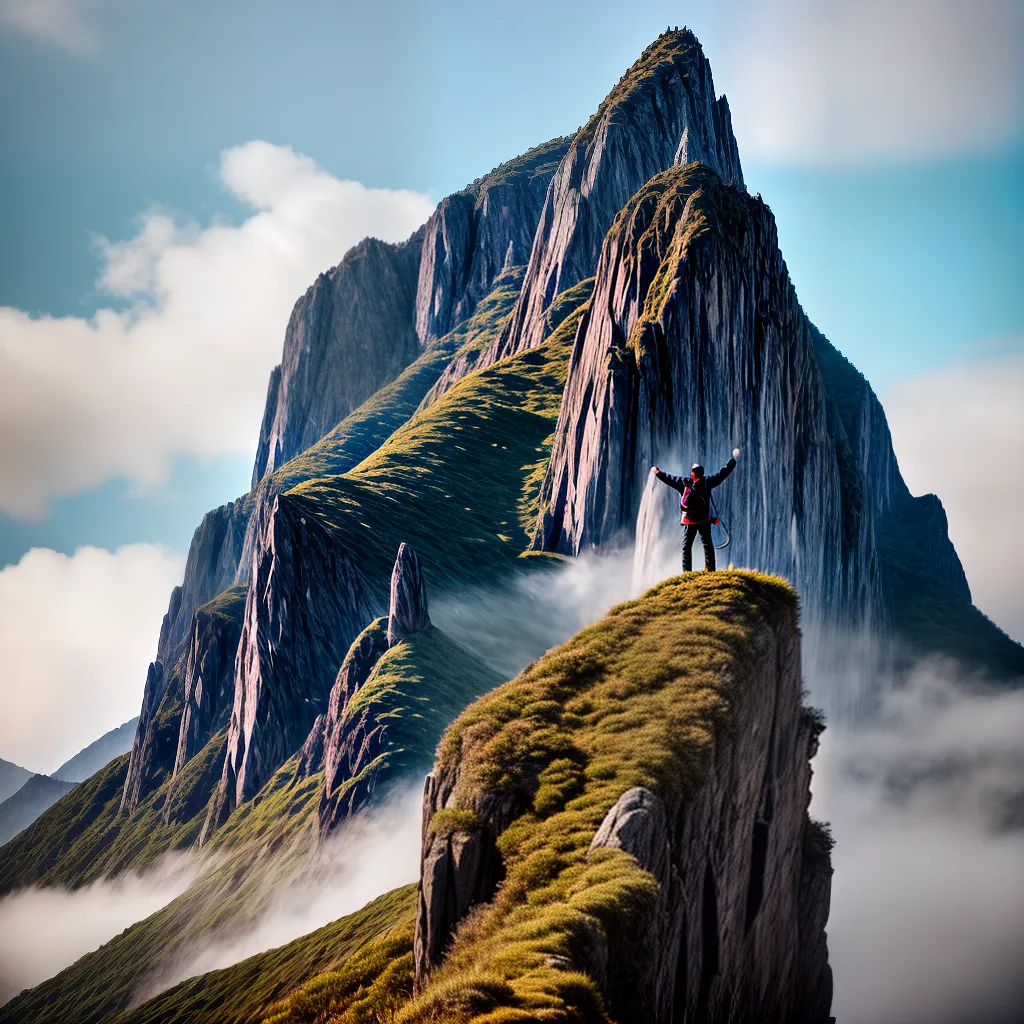 Fotos montanha alcancar meta surrender graca