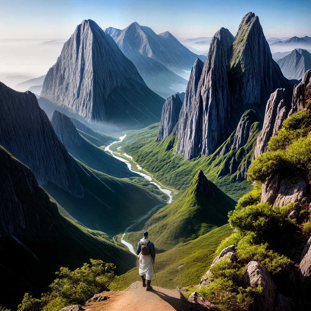 Fotos montanha caminho lideranca espiritual