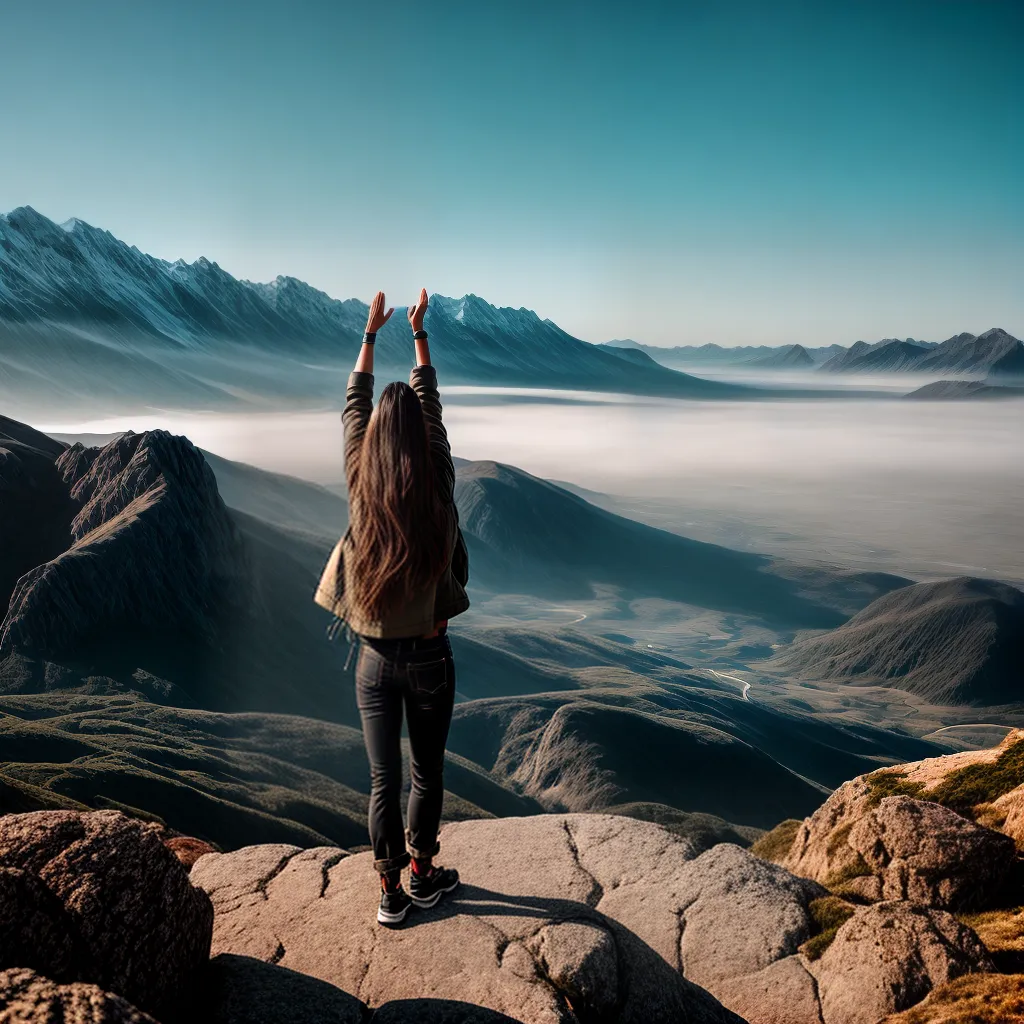 Fotos montanha ceu conexao espiritual