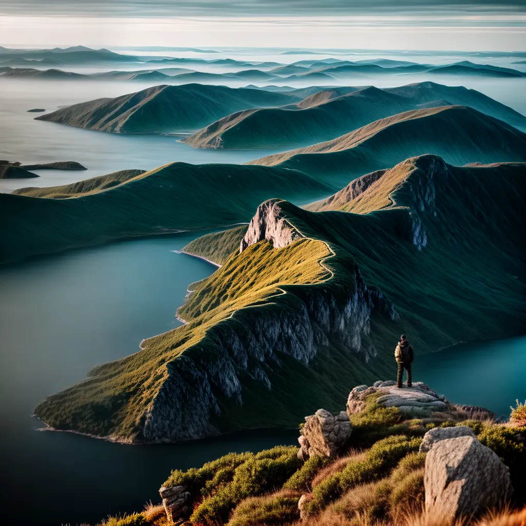 Como encontrar clareza em dias nublados. 8 Fotos montanha nuvens sol perspectiva
