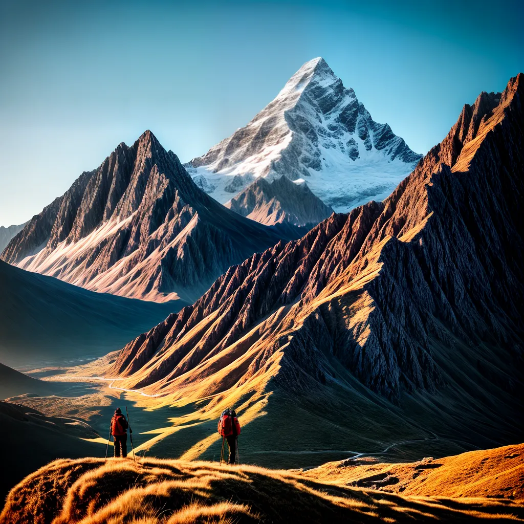 Fotos montanha peregrinacao sol nascente