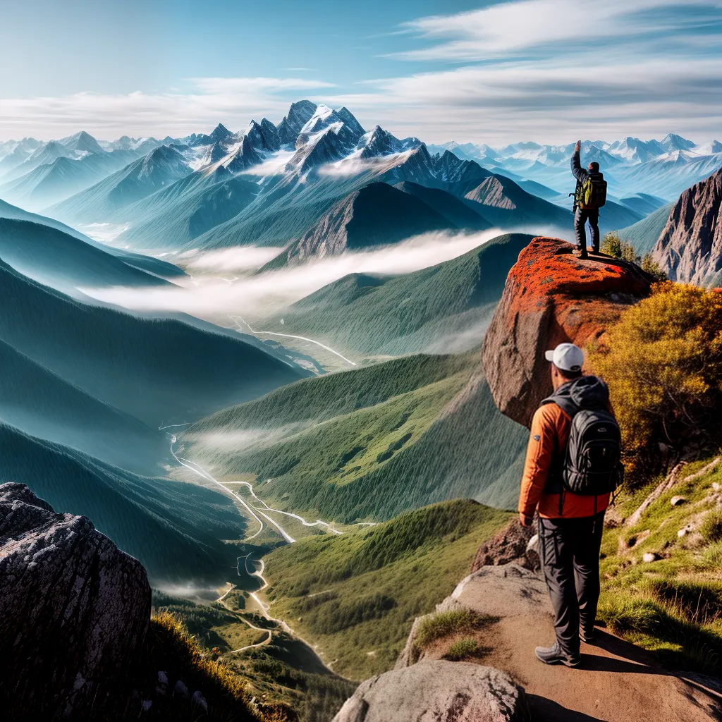 Fotos montanha sol brilho paz esperanca guida