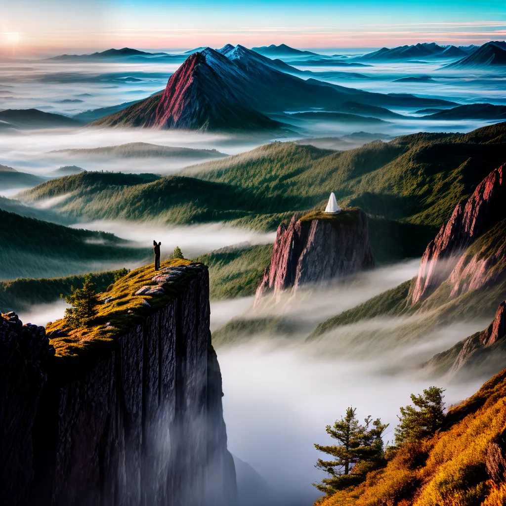 Fotos montanha sol gloria relacao divina