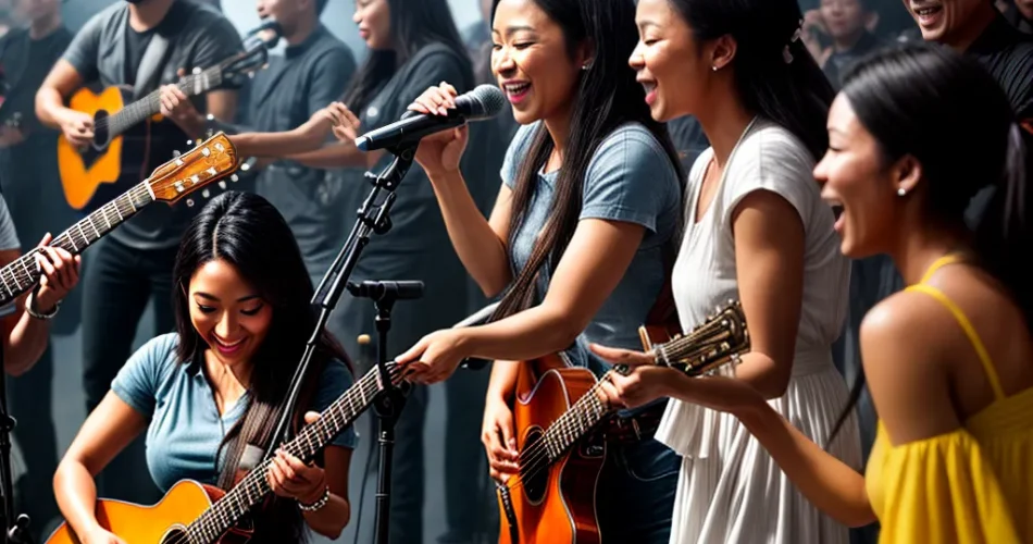 Fotos musica sorrisos uniao fe