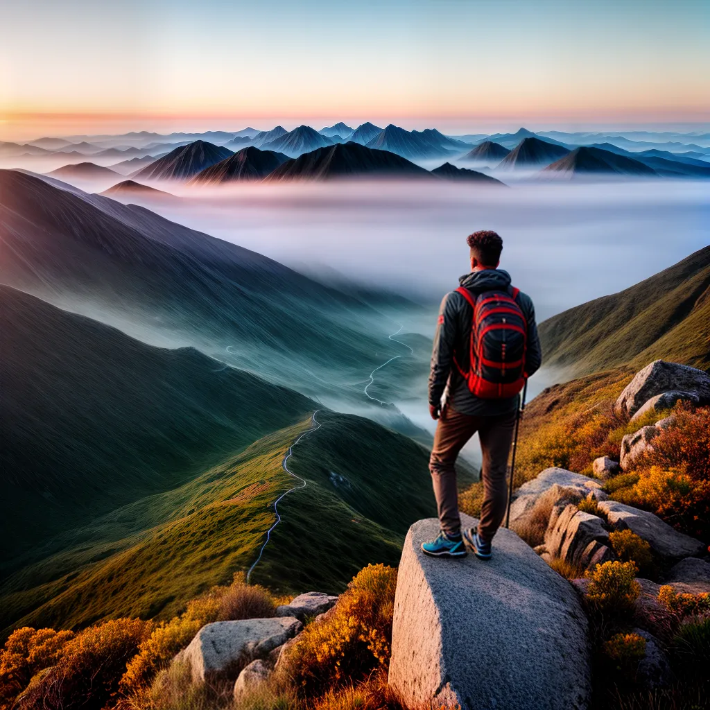 Fotos nascer do sol montanha perseveranca