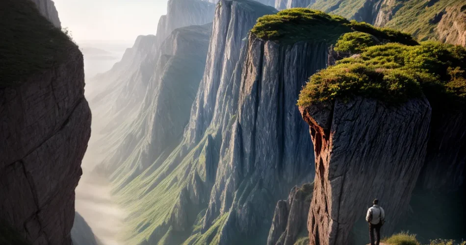 Fotos nascer do sol penhasco cristo