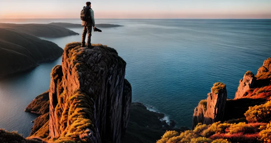 Fotos nascer sol oceano silhueta esperanca