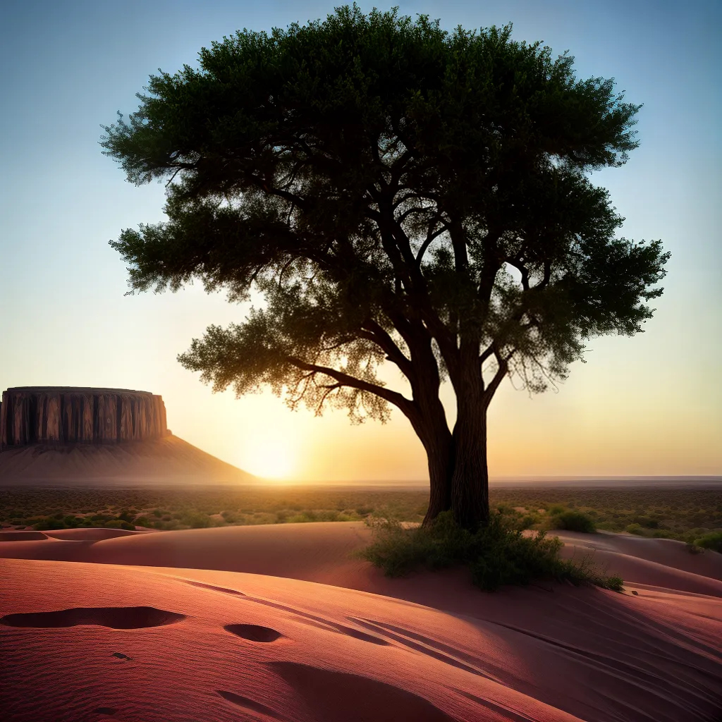 Fotos oasis divino deserto arvore solidao