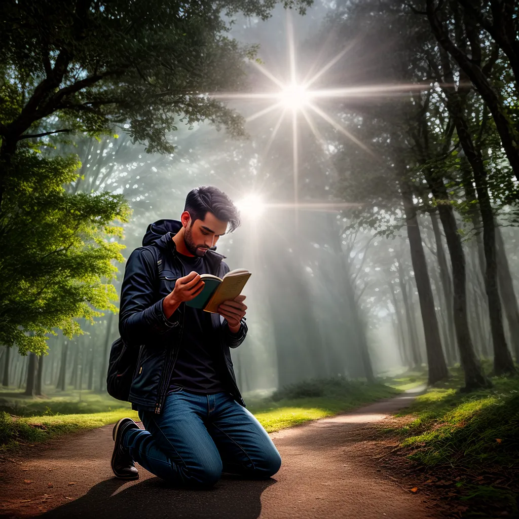 Fotos oracao biblia luz divina 5
