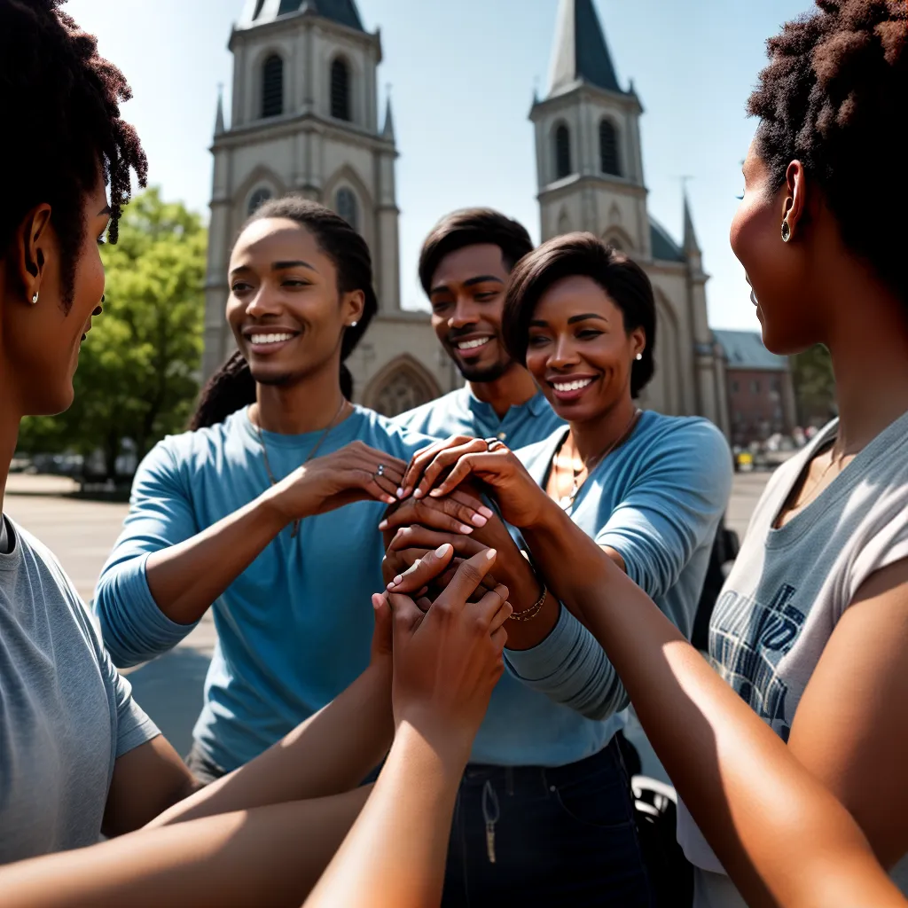 Fotos oracao comunidade igreja sorrisos