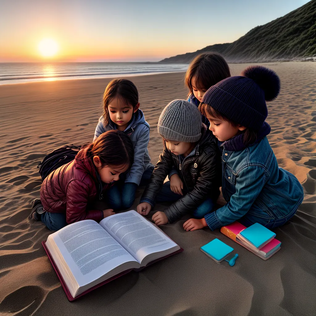 Fotos oracao familia praia por do sol