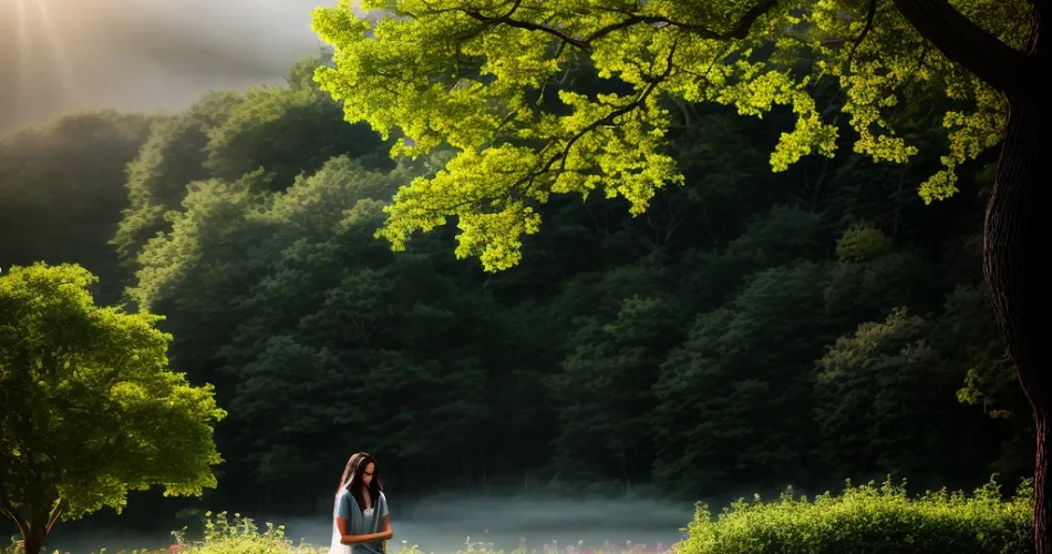 Fotos oracao jardim flores paz 1