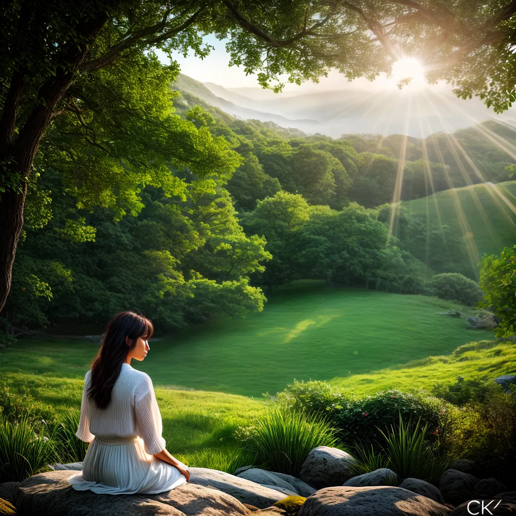 Fotos oracao jardim serenidade sol passaros