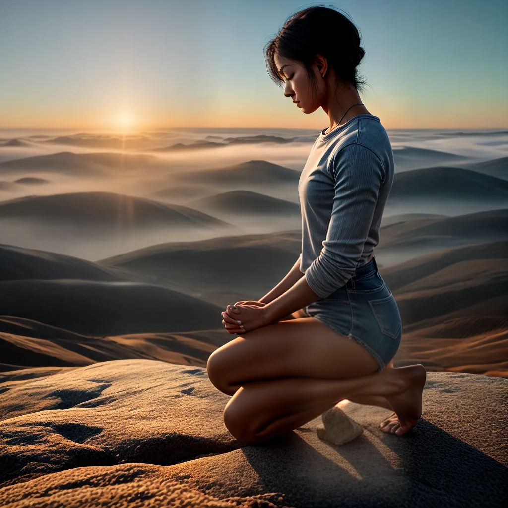 Fotos oracao luz fundo desfocado 1