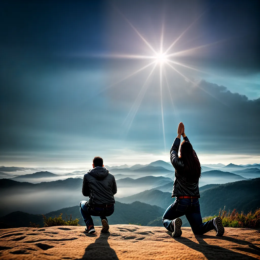 Fotos oracao transformacao luz ceu