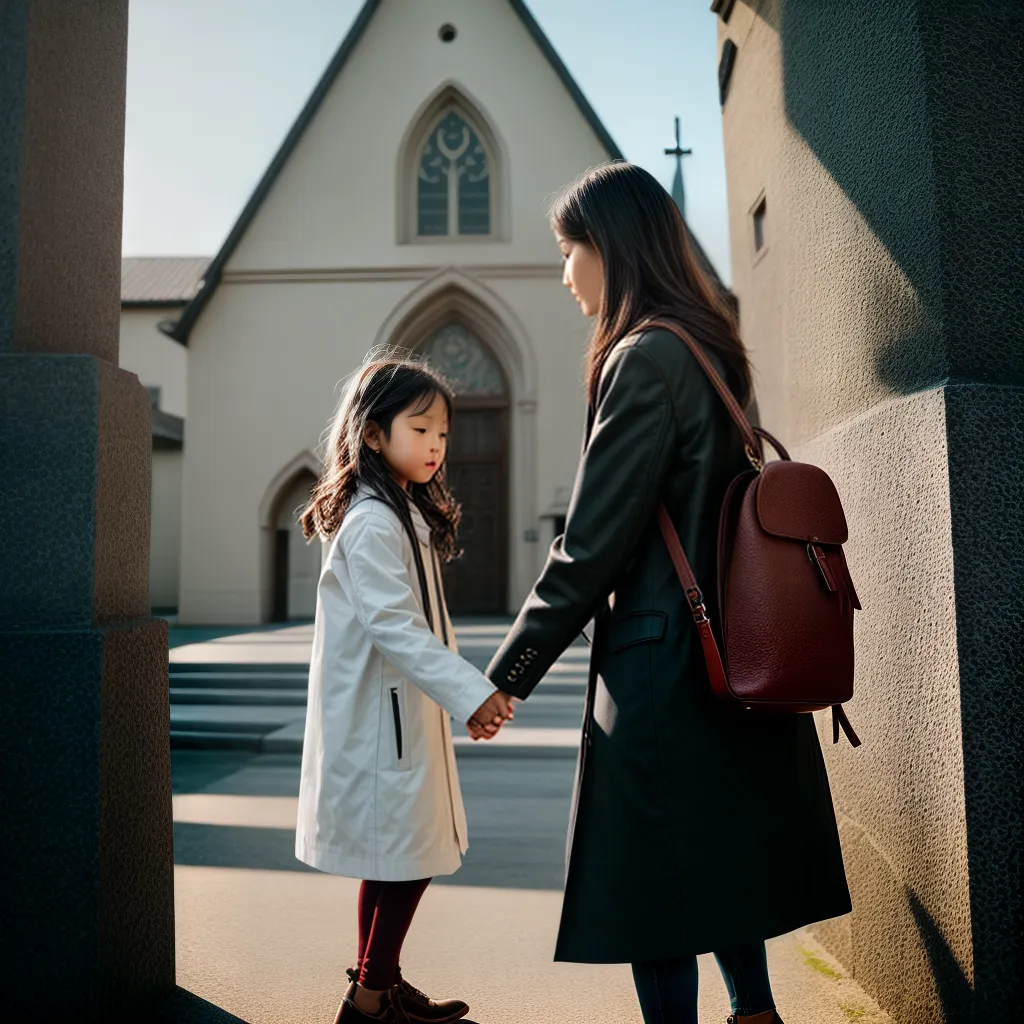 Fotos pais guiando filhos fe crista