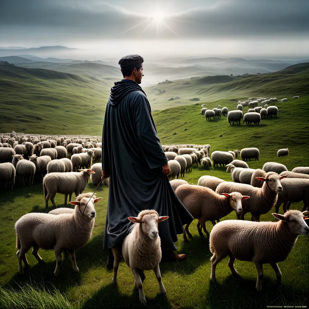 Fotos pastor guia rebanho igreja