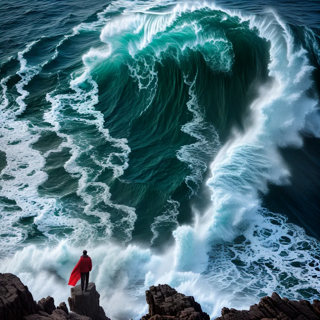 Fotos paz deus mar tempestade cliff