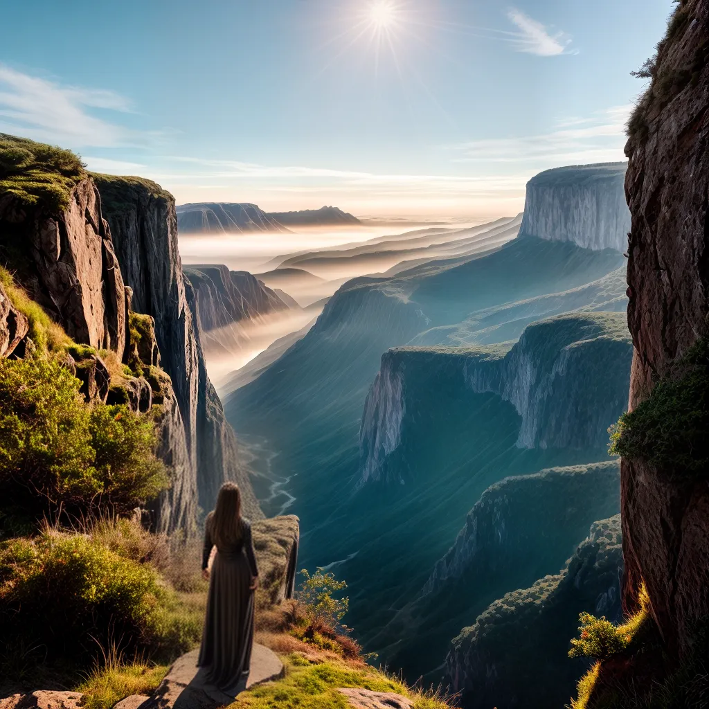 Fotos paz esperanca fe por do sol cliff