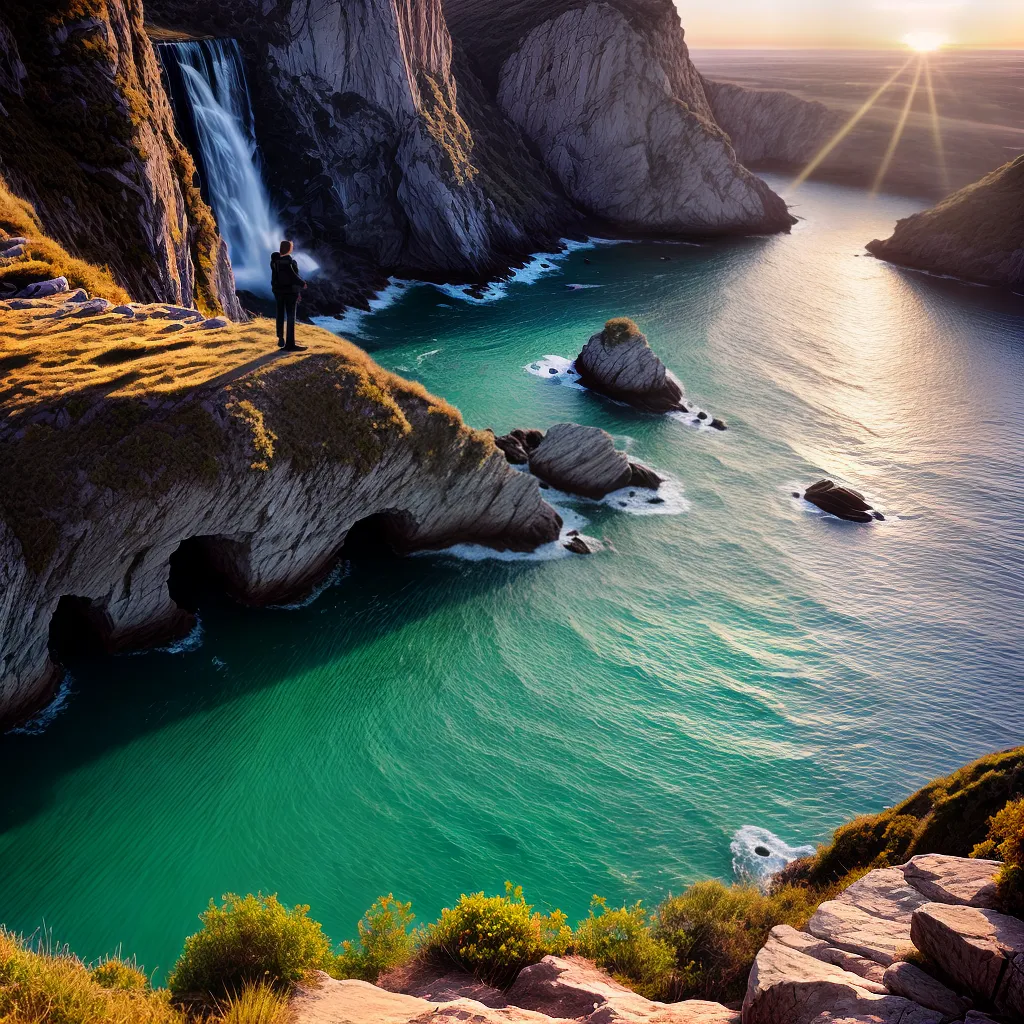 Fotos paz interior por do sol cliff