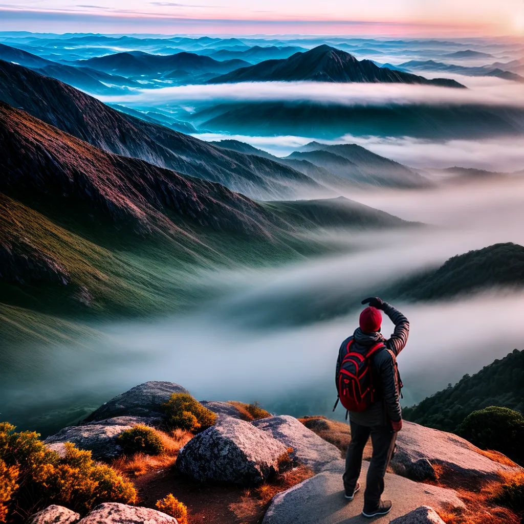 Fotos paz montanha por do sol gratidao