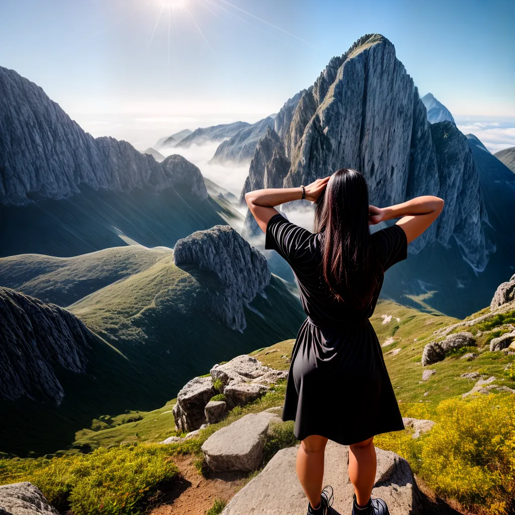 Fotos paz montanha sol sorriso fe