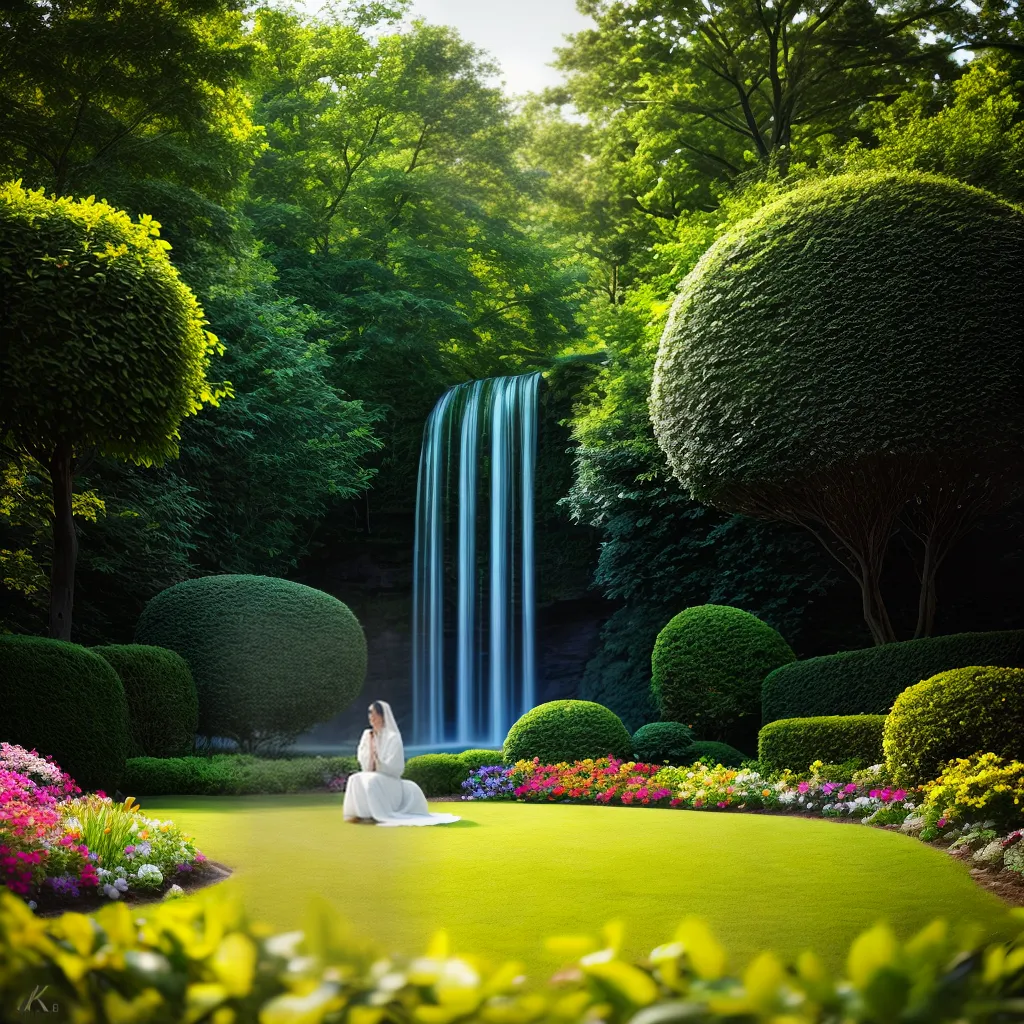 Fotos paz oracao jardim serenidade