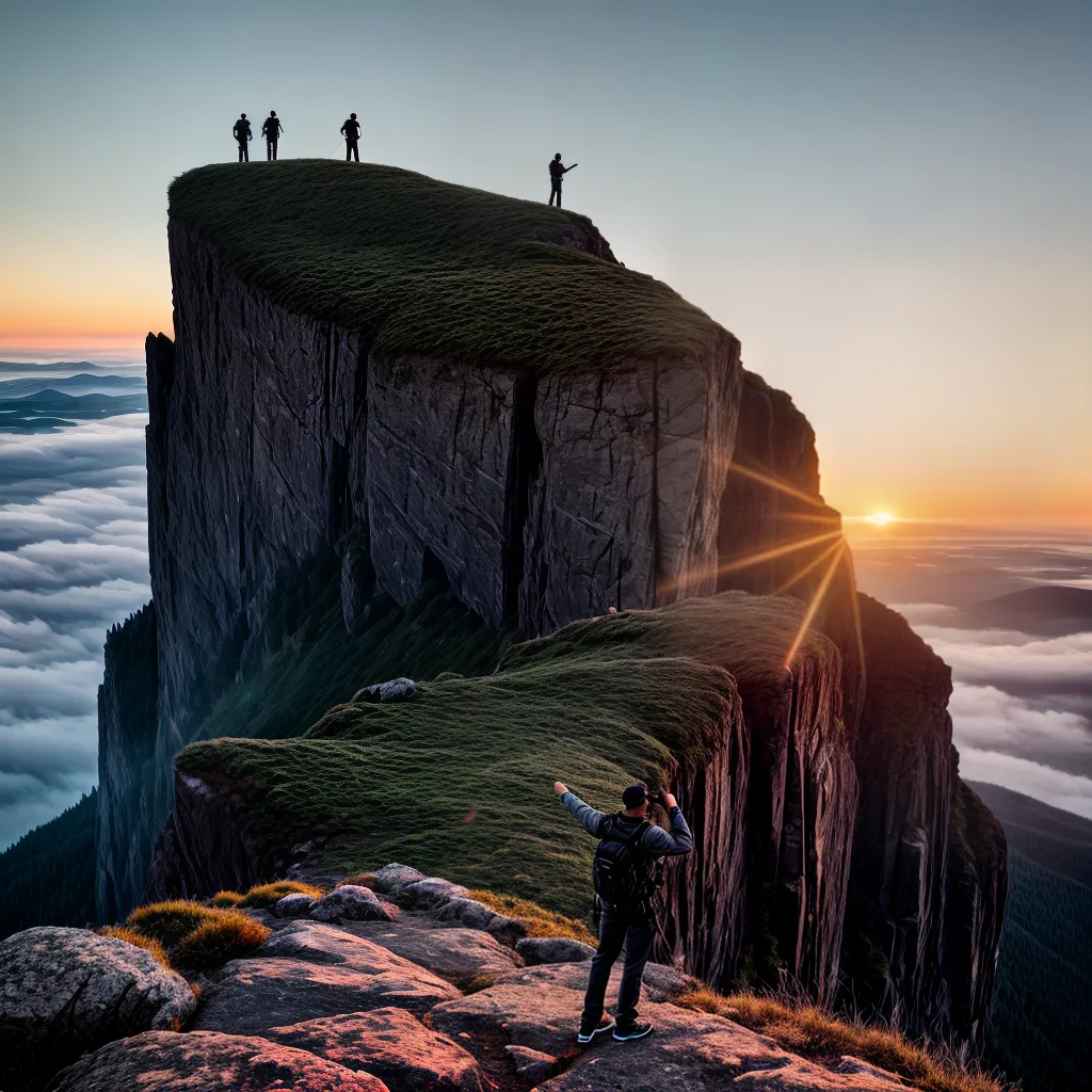 Fotos paz sabedoria por do sol montanha