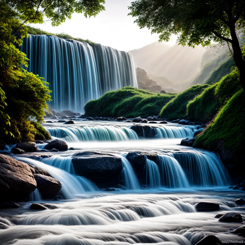 Fotos pessoa campo ceu montanhas cachoeira