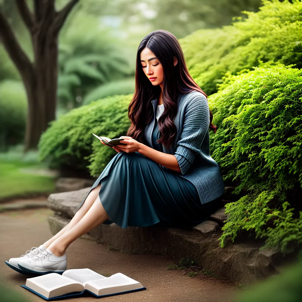 Fotos pessoa leitura biblia jardim paz