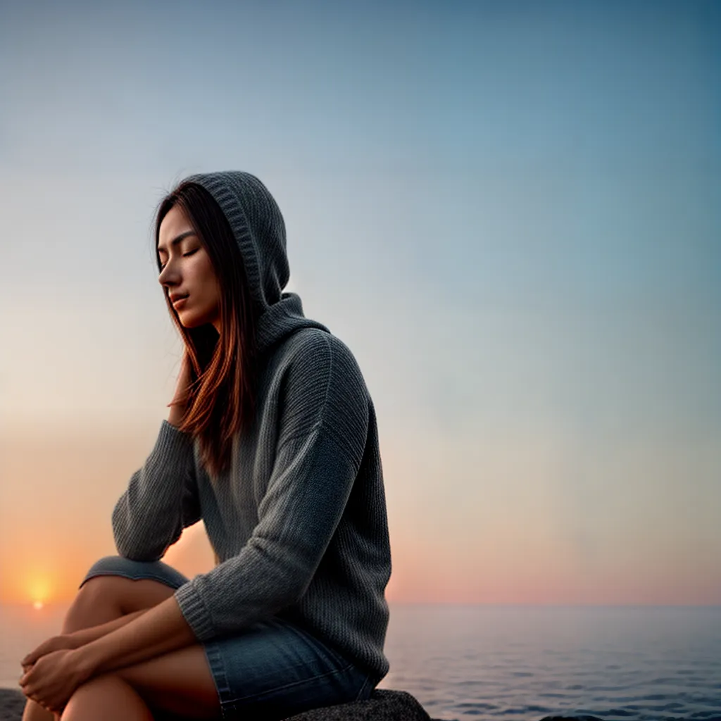 Fotos pessoa oracao paz fundo sereno