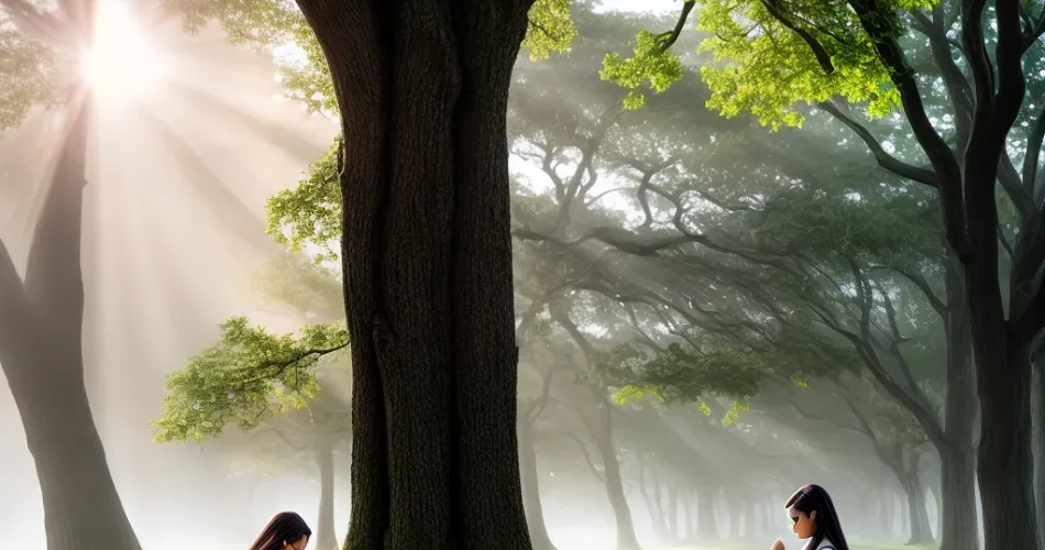 Fotos pessoa orando natureza paz