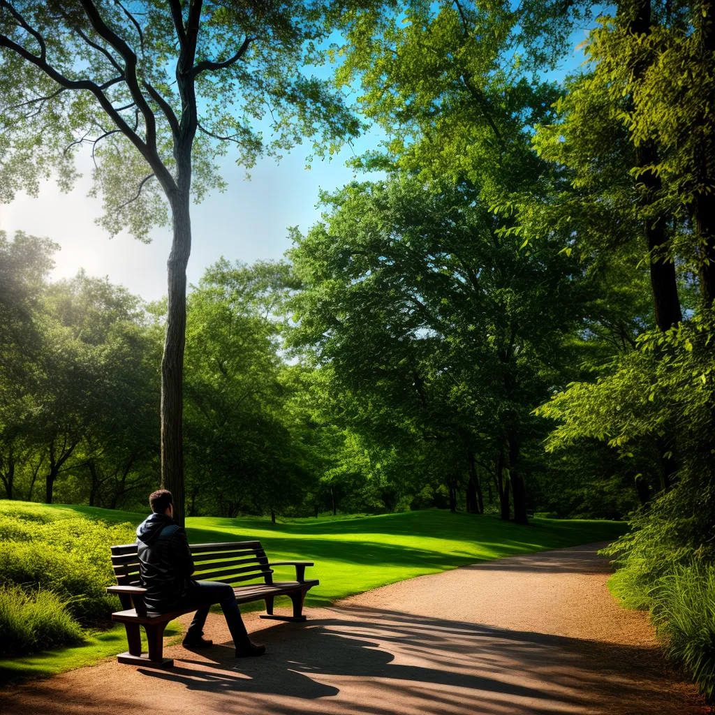 Fotos pessoa park ceu arvores paz