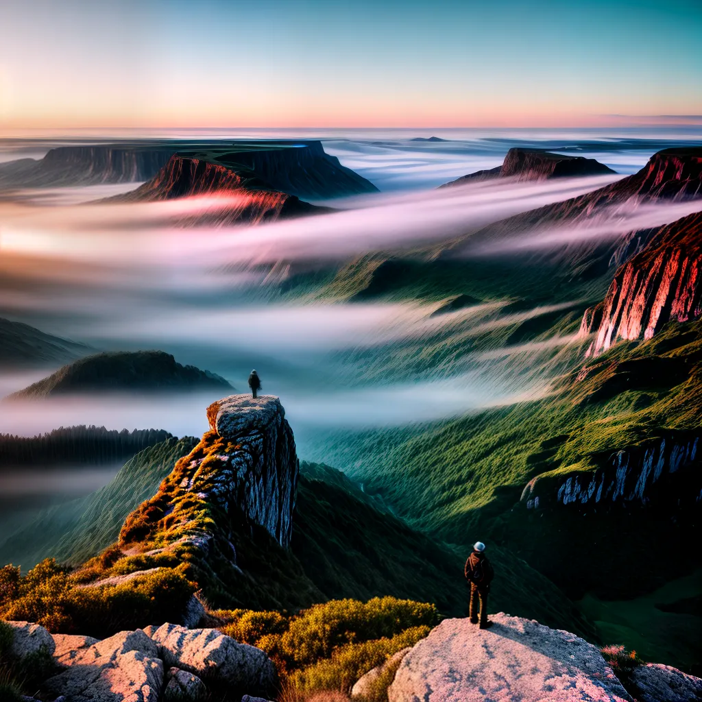 Fotos pessoa penhasco por do sol biblia 1