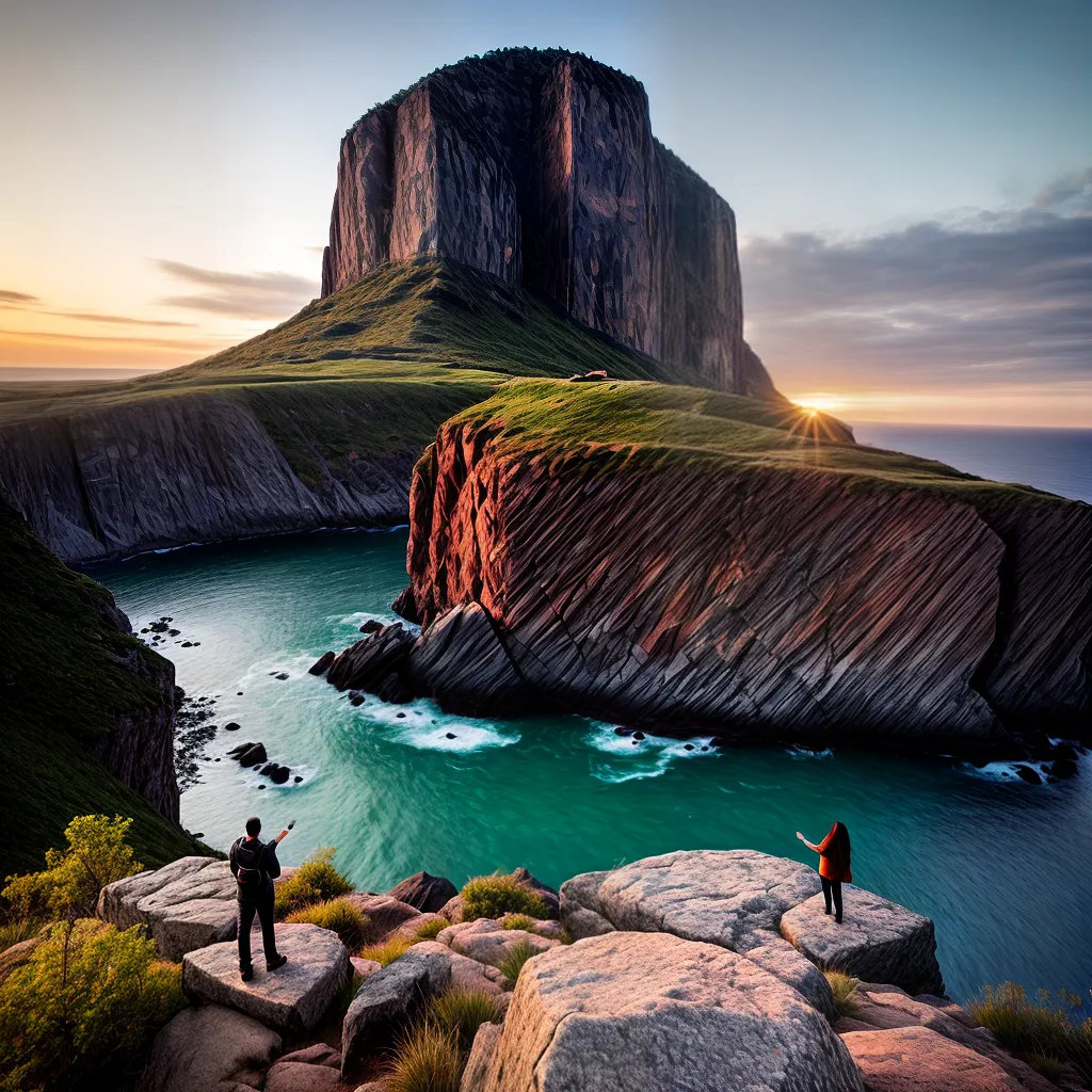 Fotos pessoa penhasco por do sol fe em deus