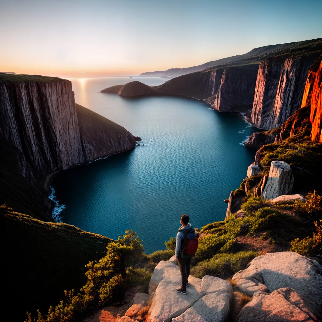 Fotos pessoa por do sol beira abismo fe
